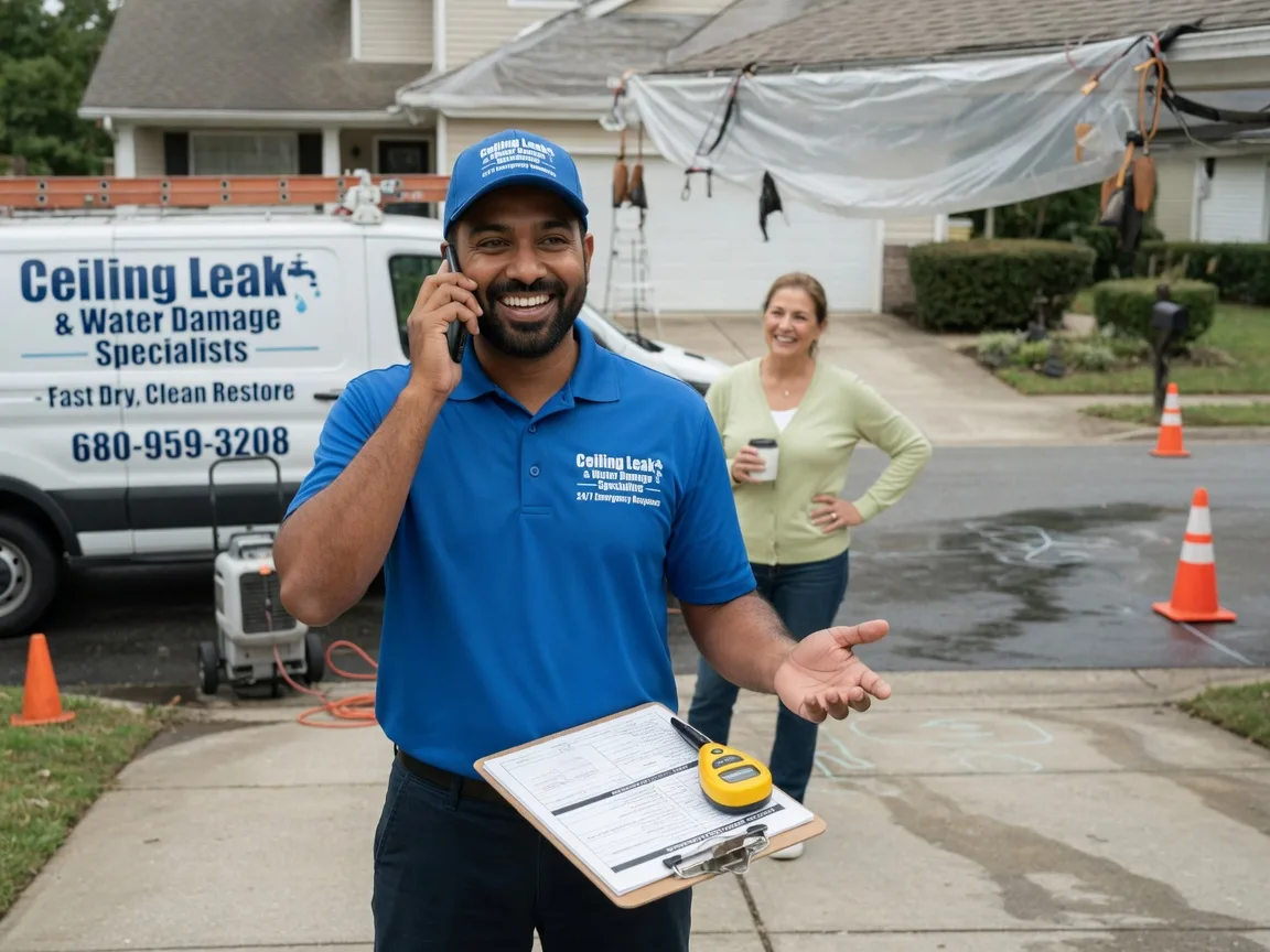Ceiling Leak Cleanup Del Valle, TX FAQs